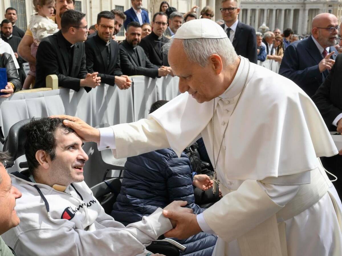 El Papa León XIV, en una de sus imágenes en redes sociales.