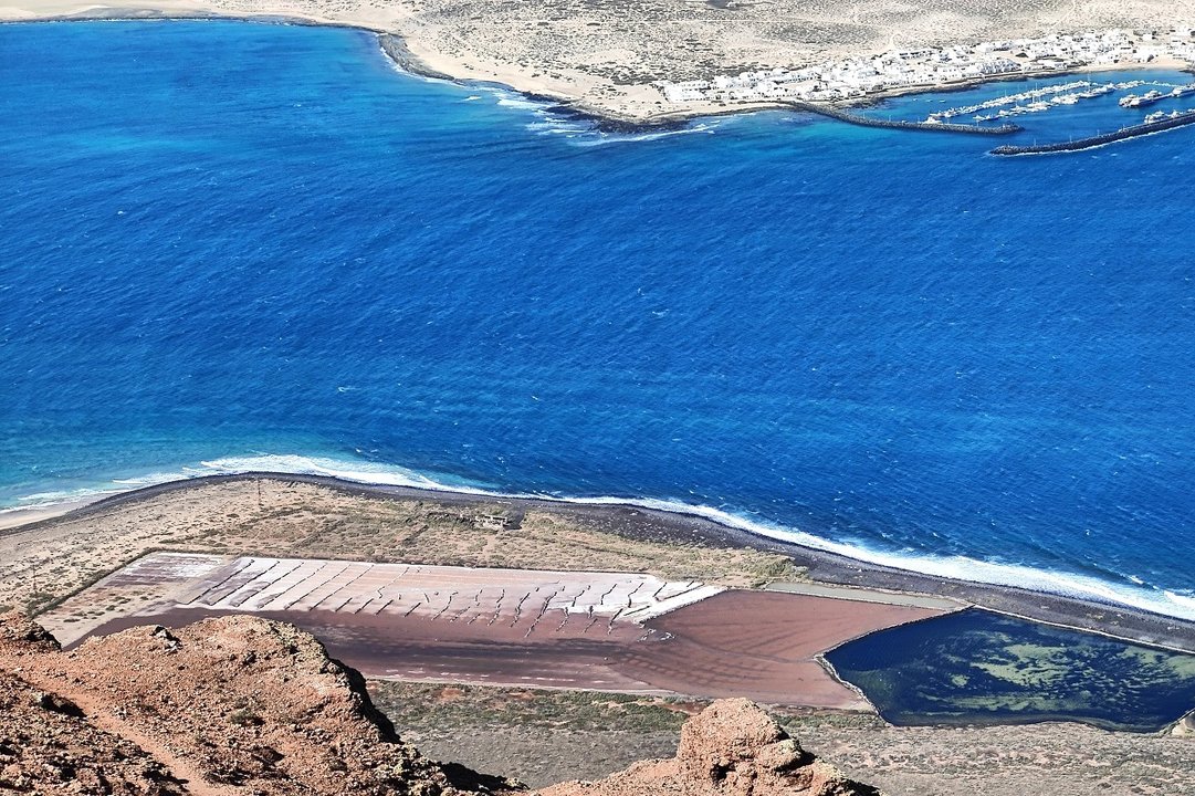 Estrecho de El Río, entre Lanzarote y La Graciosa (Imagen propia: Archivo FD).