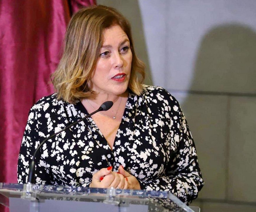 Astrid Pérez, presidenta del Parlamento de Canarias