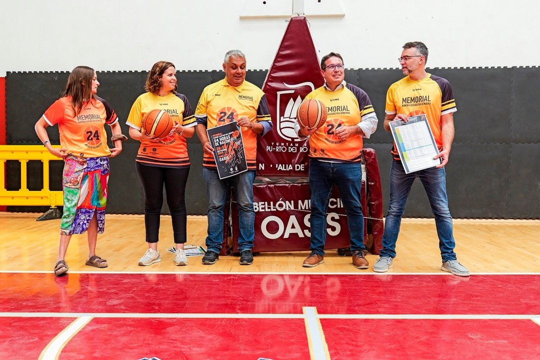 Presentacion el 41º Memorial Ramón Castañeyra Góngora, 24 Horas de Baloncesto.