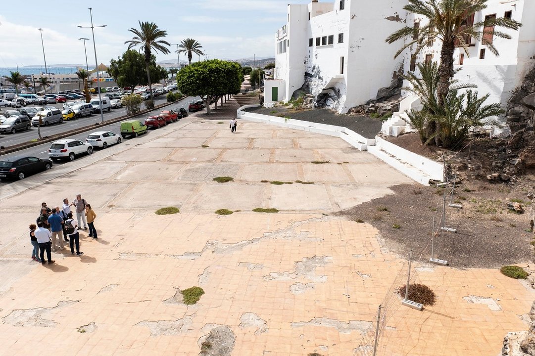 Explanada de las Escuevas, en Puerto del Rosario, reducto del antiguo Puerto Cabras.