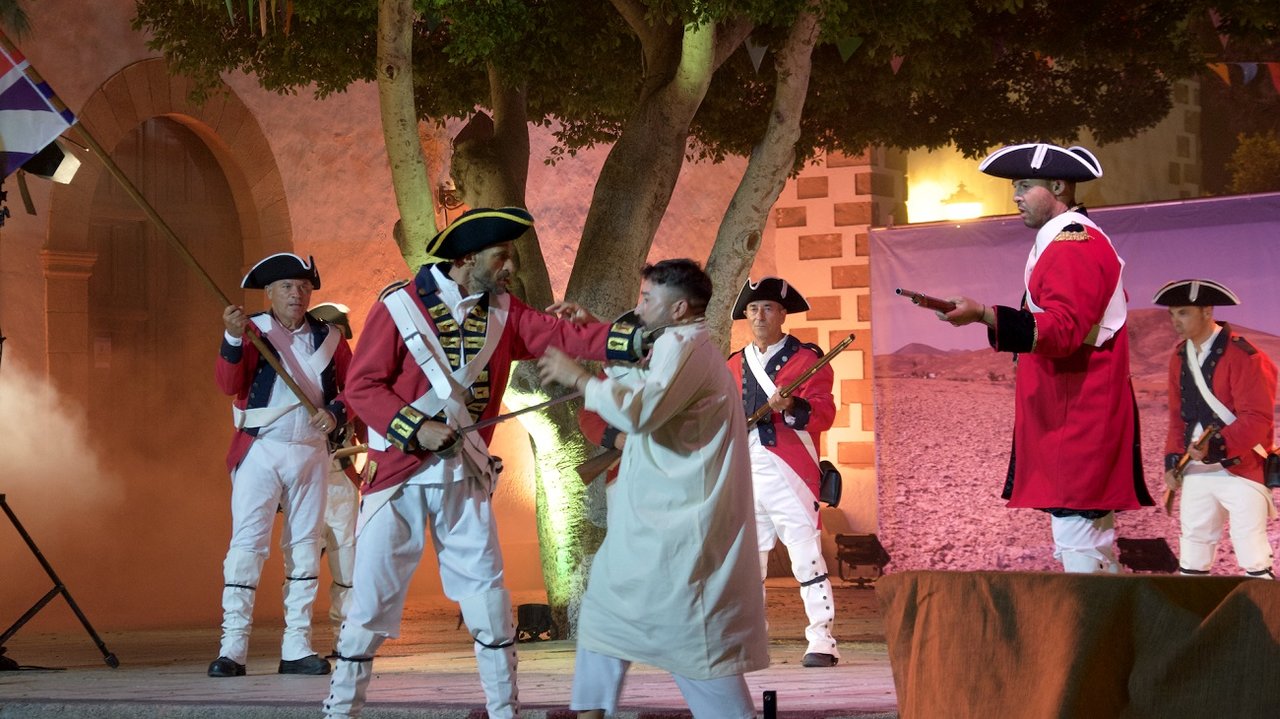 La Cantata, en la plaza de San Miguel, en Tuineje.