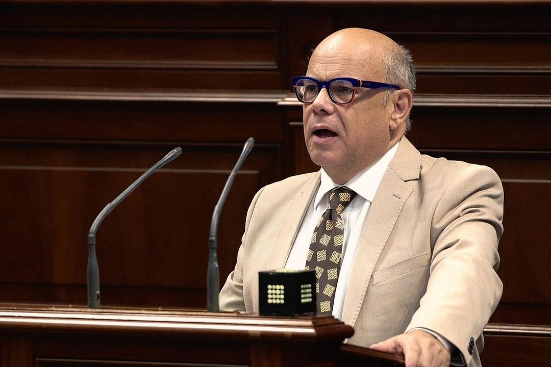 José Miguel Barragán, portavoz de los nacionalistas en el Parlamento de Canarias.