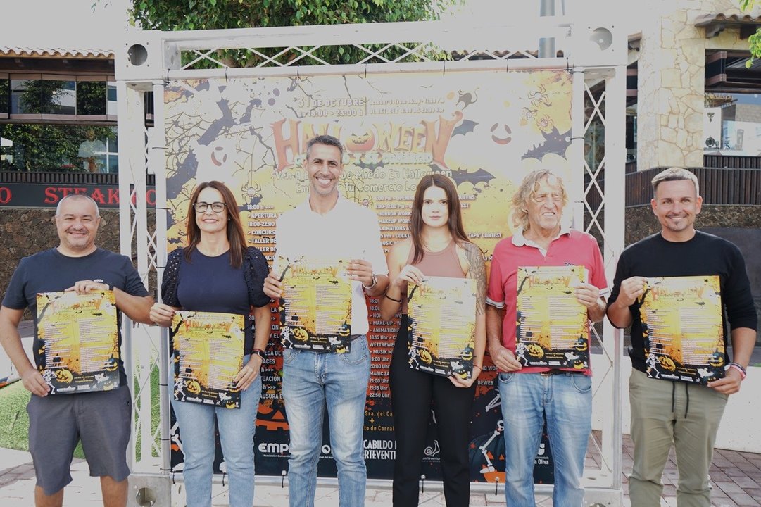 Presentación de la campaña ‘Halloween, Corralejo y su Comercio’.