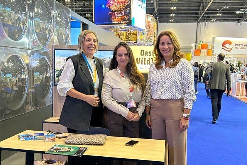 Marlene Figueroa y Lola García en la WTM 2023.