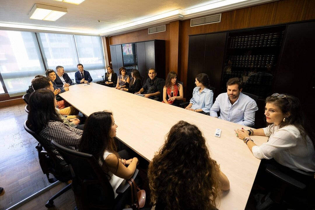 Reunión de funcionarios de la Inspección de Trabajo y la Seguridad Social.