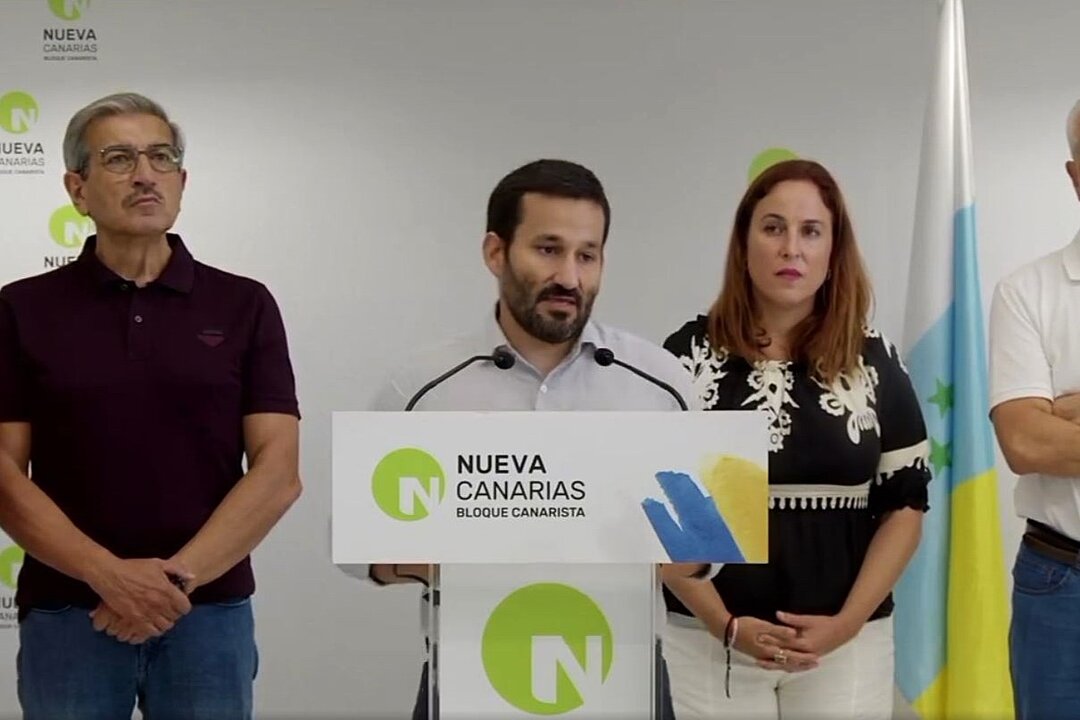 Vicent Marzá, en la sede de Nueva Canarias.