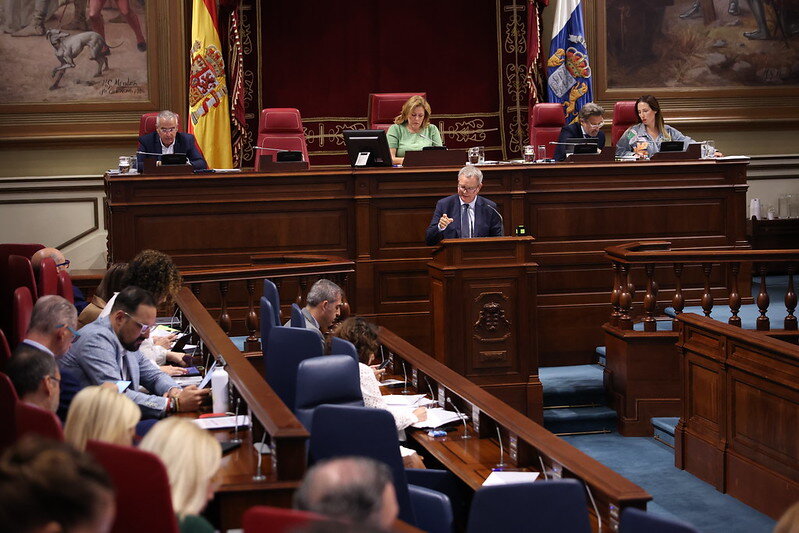 Sebastián Franquis, portavoz socialista en el Parlamento de Canarias.