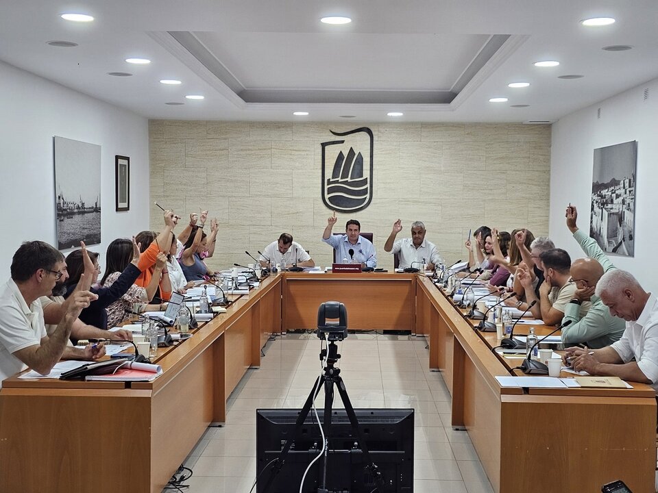 Moción Institucional en el pleno de Puerto del Rosario.