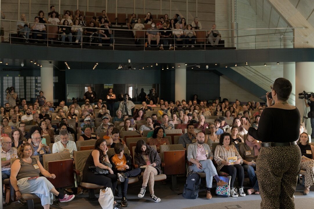 Encuentro de la plataforma Canarias Palante celebrado en La Laguna.