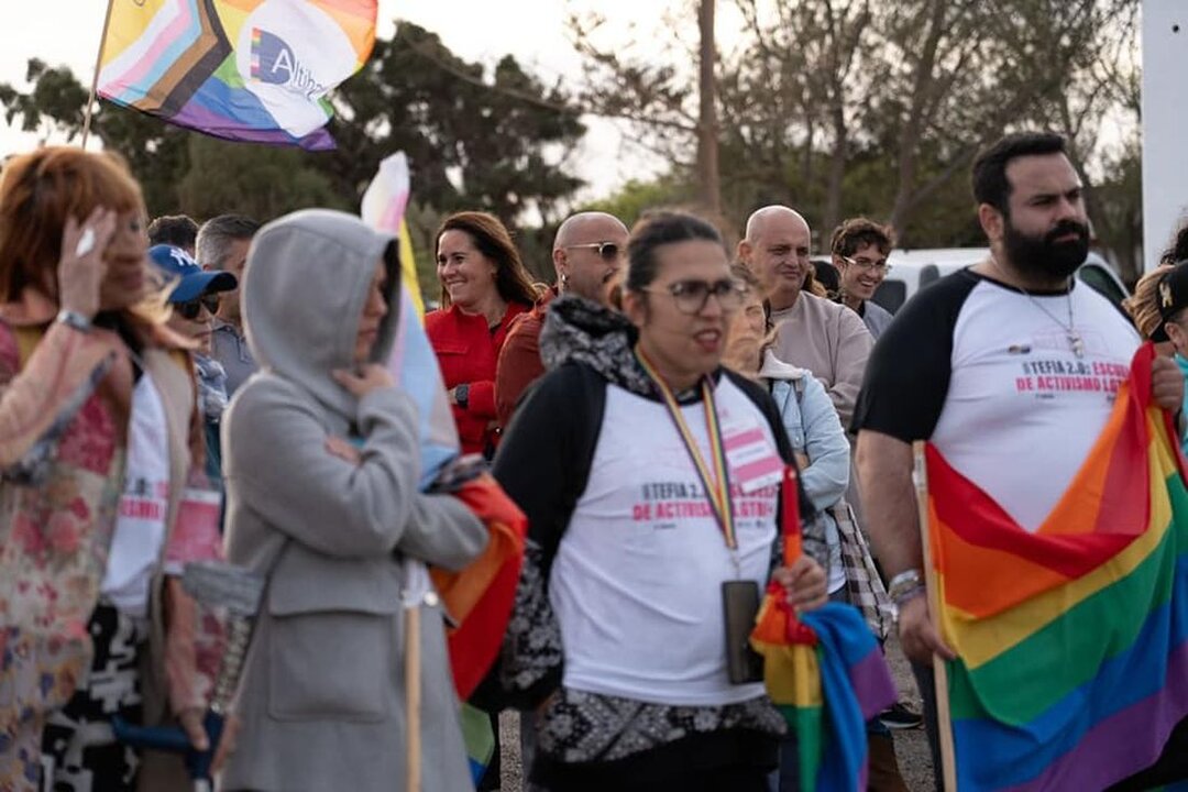 Acto del Cabildo y Althay, titulado ‘Tefía Lugar de Memoria Democrática LGTBIQ+’.