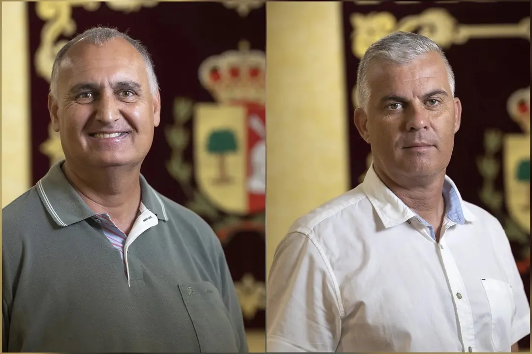 Agustín G. Rodríguez y Pedro M. Armas, concejales de Antigua.