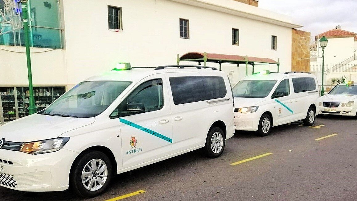 Parada de Taxis en Antigua.