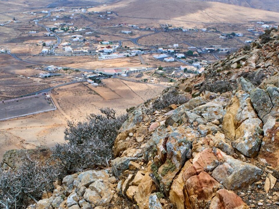 Montaña de Tindaya, desde la cima.