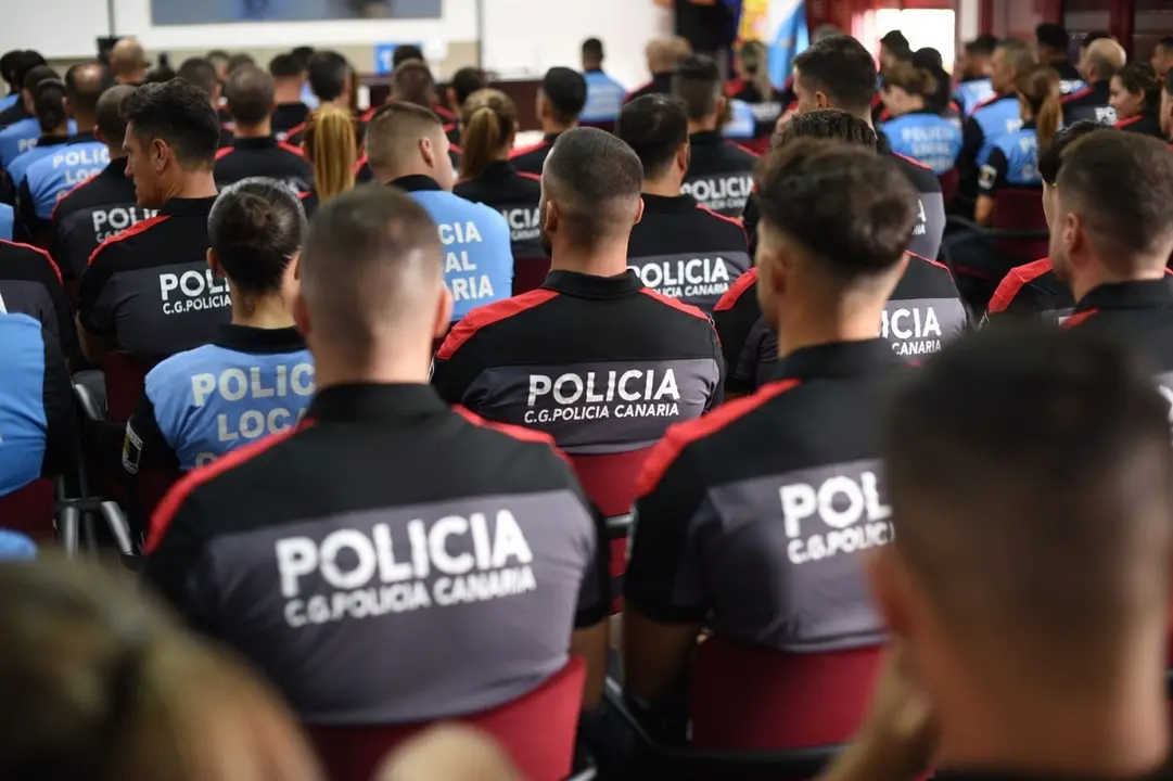 Actividad formativa de la Policía en Canarias.