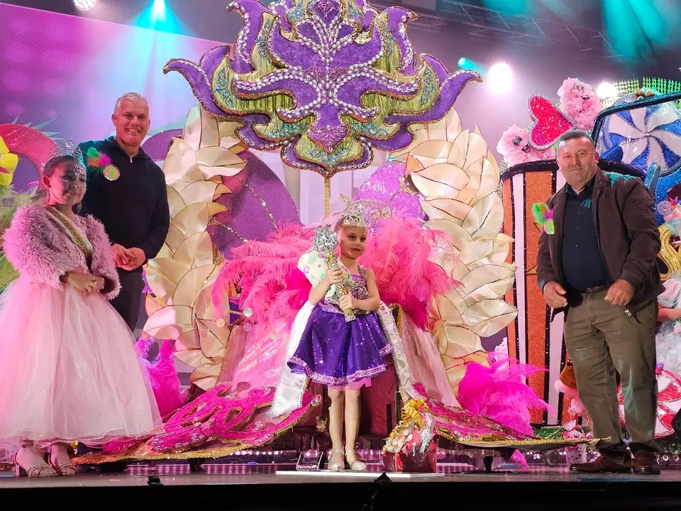 Isabel Chesi, Reina Infantil del Carnaval de Antigua 2025.