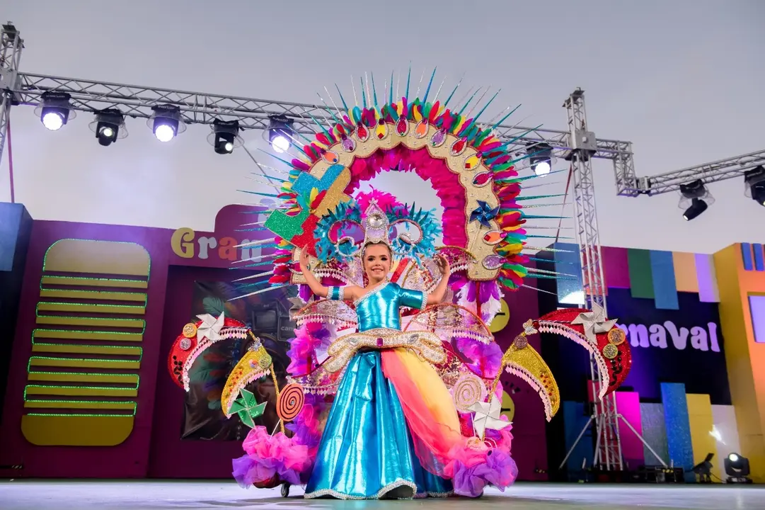 Adara Carretero, Reina Infantil del Carnaval de Gran Tarajal 2025.