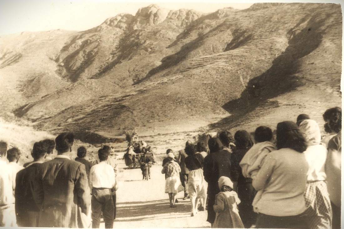 Imagen antigua de la Romería de La Peña.